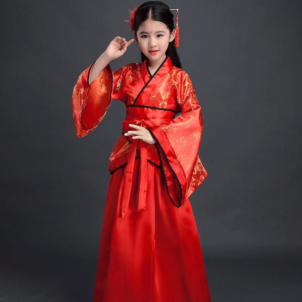 Robe Silk Women - Kostum Kuno Anak-anak Etnis Mode Jubah