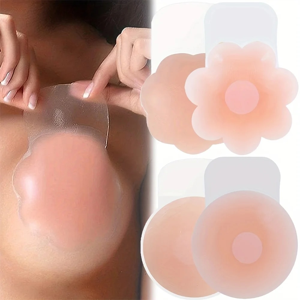 Push Up Bra Padded - 1 pasang silikon penutup puting mengangkat