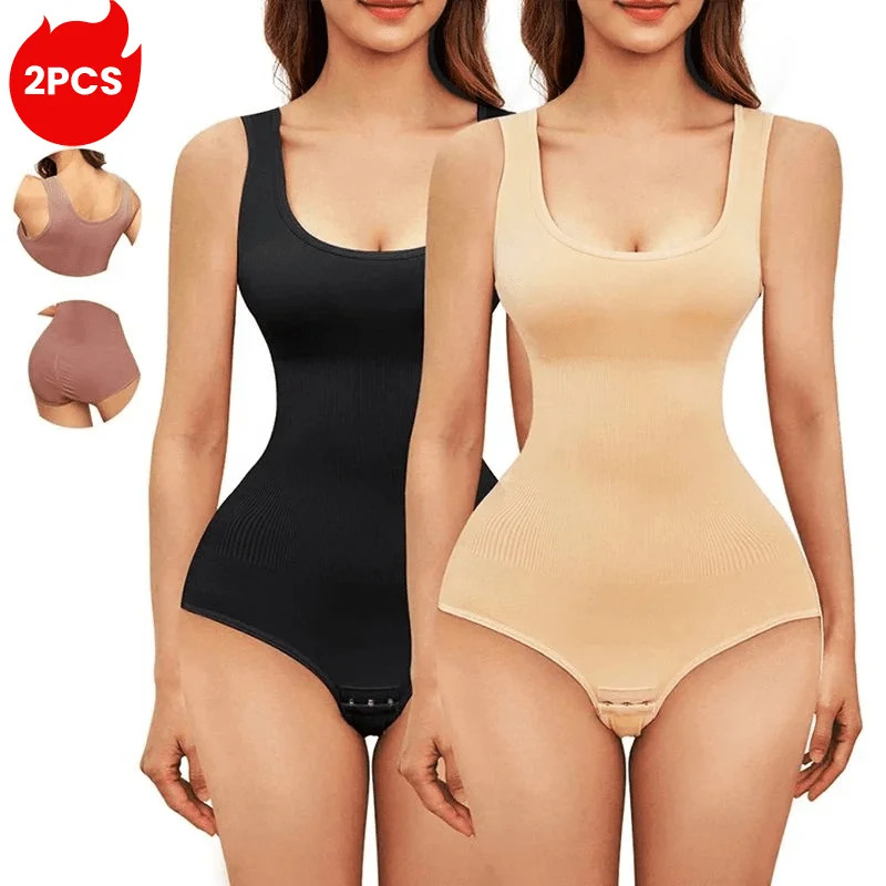 2pcs Pakaian Dalam Pembentuk T - Shapewear Bodysuit Firm ulasan dan harga