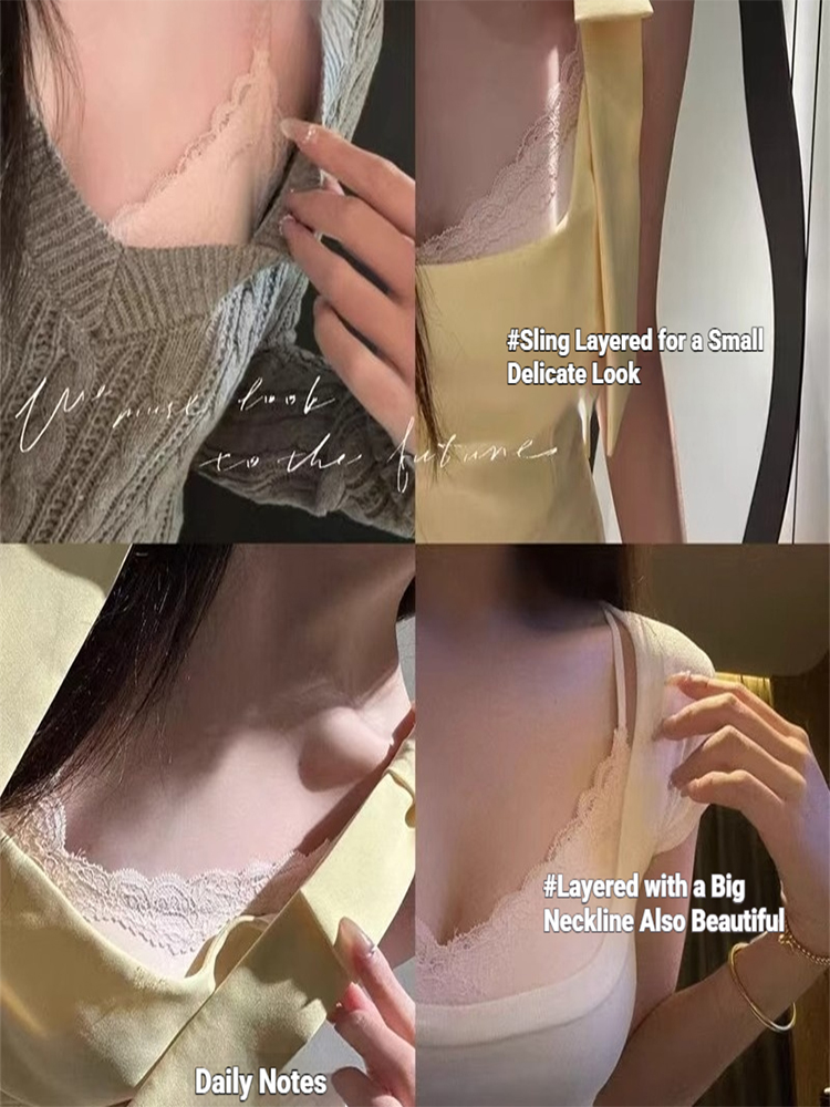 Bralette Renda Gaya Perancis W - Bralette Wireless Soft ulasan dan harga