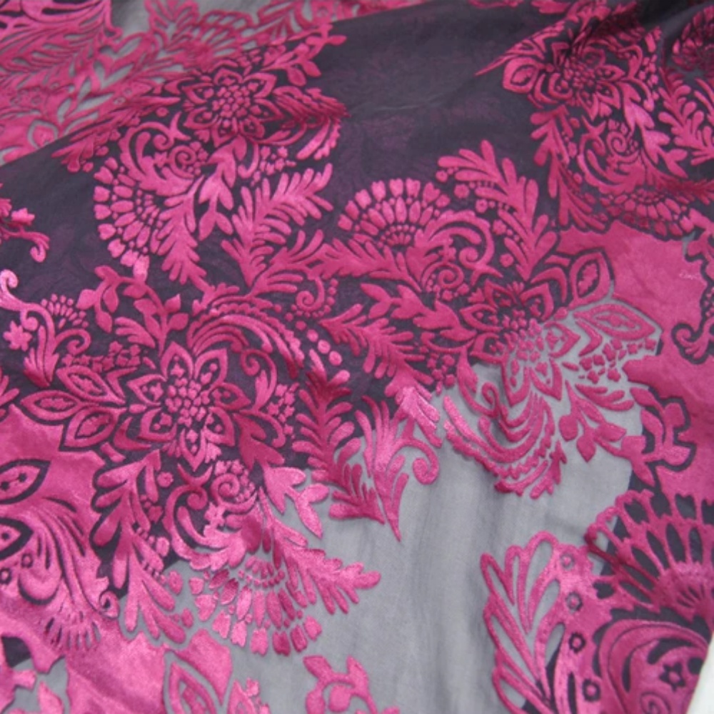 Kain Sutra Burn Out Bernapas d - Robe Silk Women ulasan dan harga