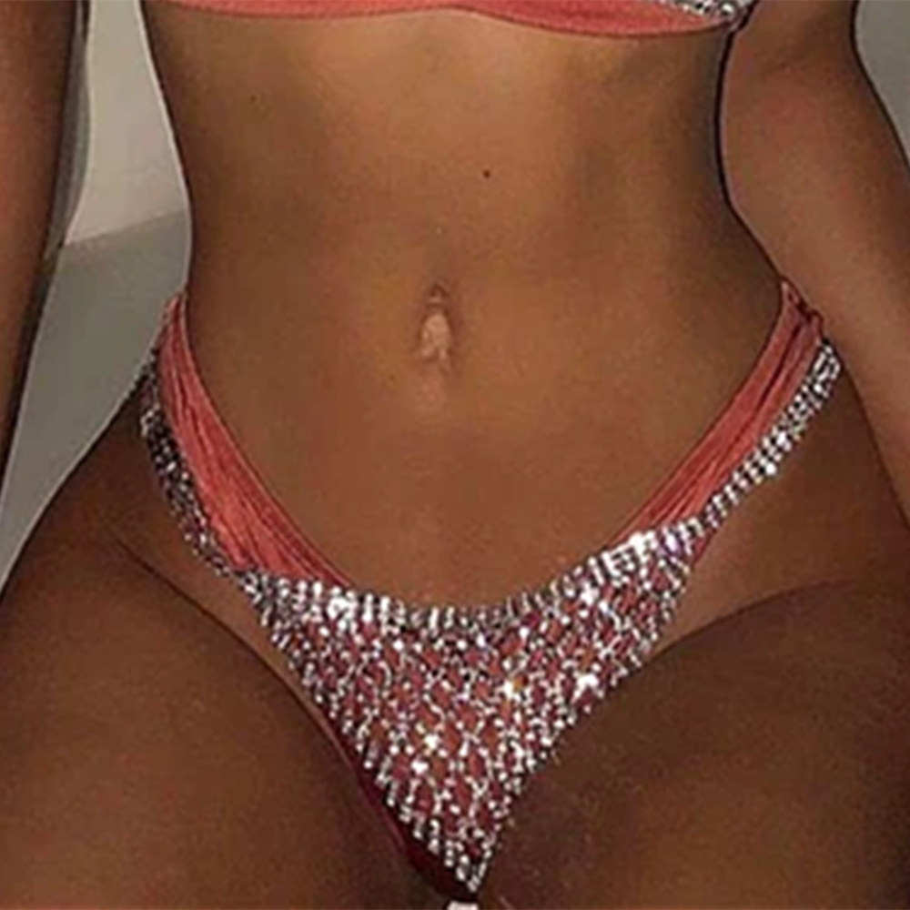 Stonefan Jaring Berlian Imitas - Thong Bikini Women ulasan dan harga