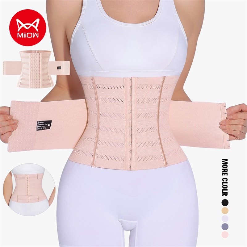 MiiOW Korset Latihan Pinggang  - Shapewear Bodysuit Firm ulasan dan harga