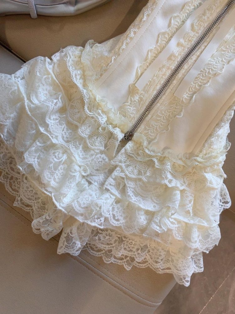 Set atasan bustier renda imut  - Cami Top Lace ulasan dan harga