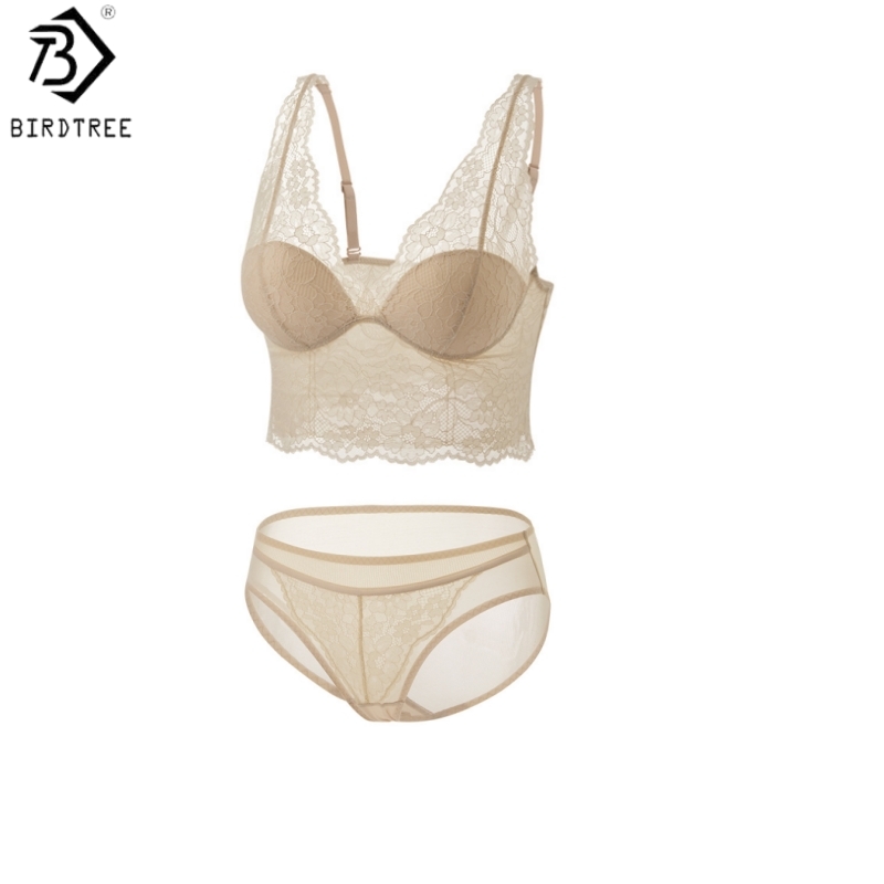 Birdtree, Set Bra dan Celana D - Bralette Wireless Soft ulasan dan harga