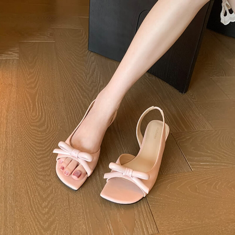 Sandal hak rendah satin elegan - Slip Dress Satin ulasan dan harga