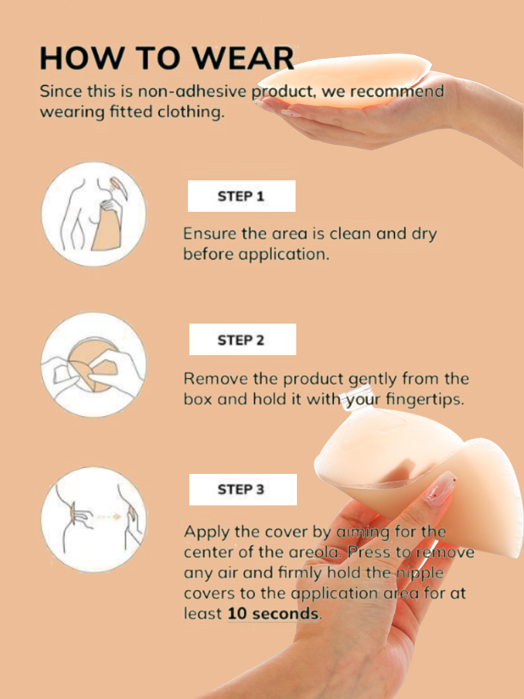 Penutup Puting Payudara Siliko - Nipple Cover Pasties ulasan dan harga