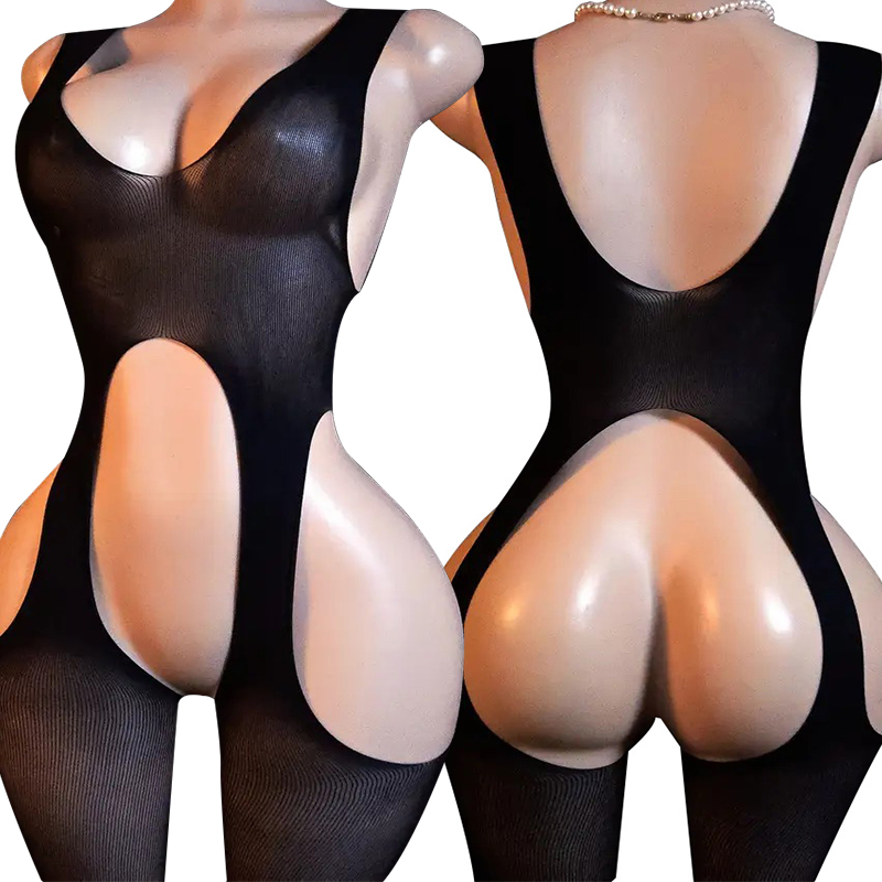 Set Lingerie Erotis Seksi untu - Bodystocking Fishnet ulasan dan harga
