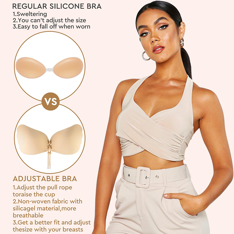 1/2 Pasang Bra Tanpa Tali Pung - Push Up Bra Padded ulasan dan harga