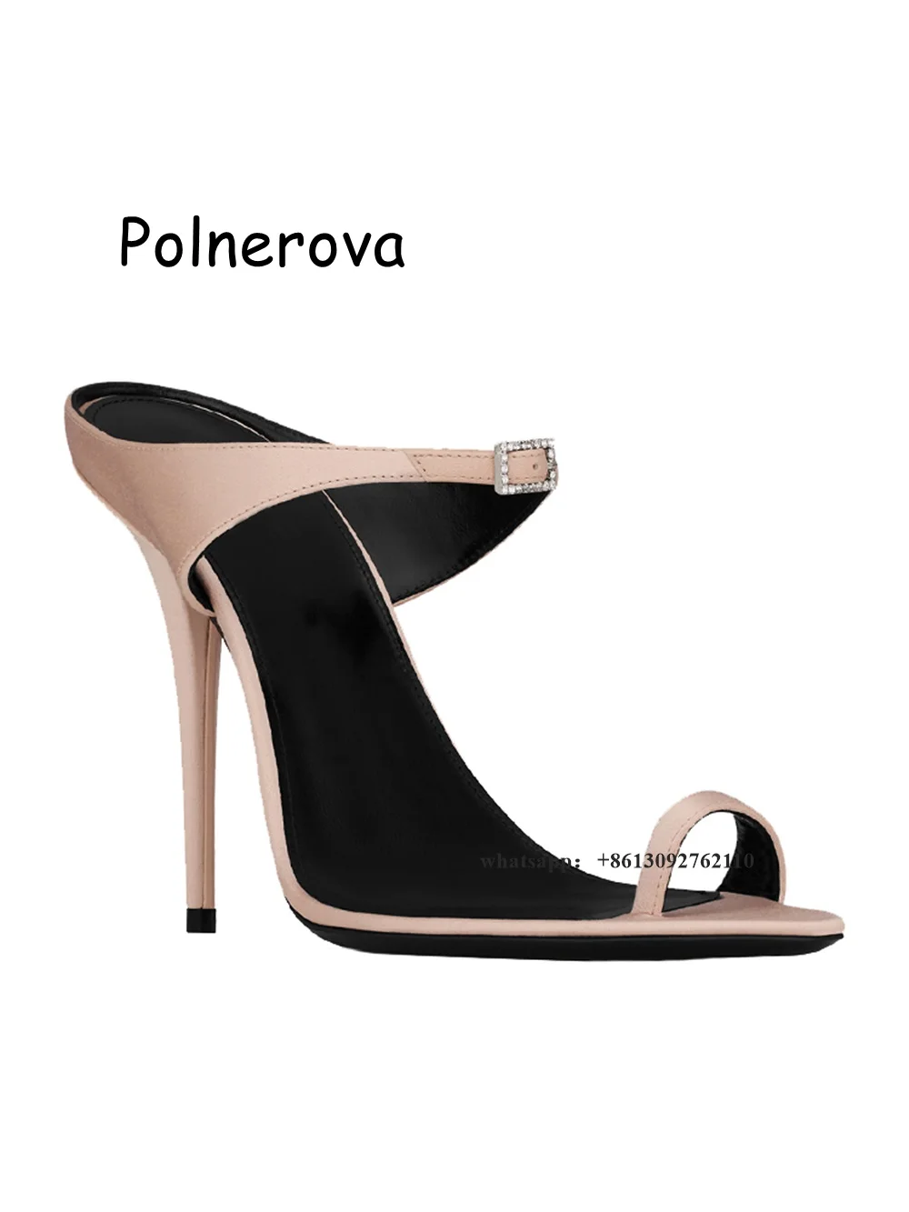 Sandal Flip Flop jari terbuka  - Slip Dress Satin ulasan dan harga