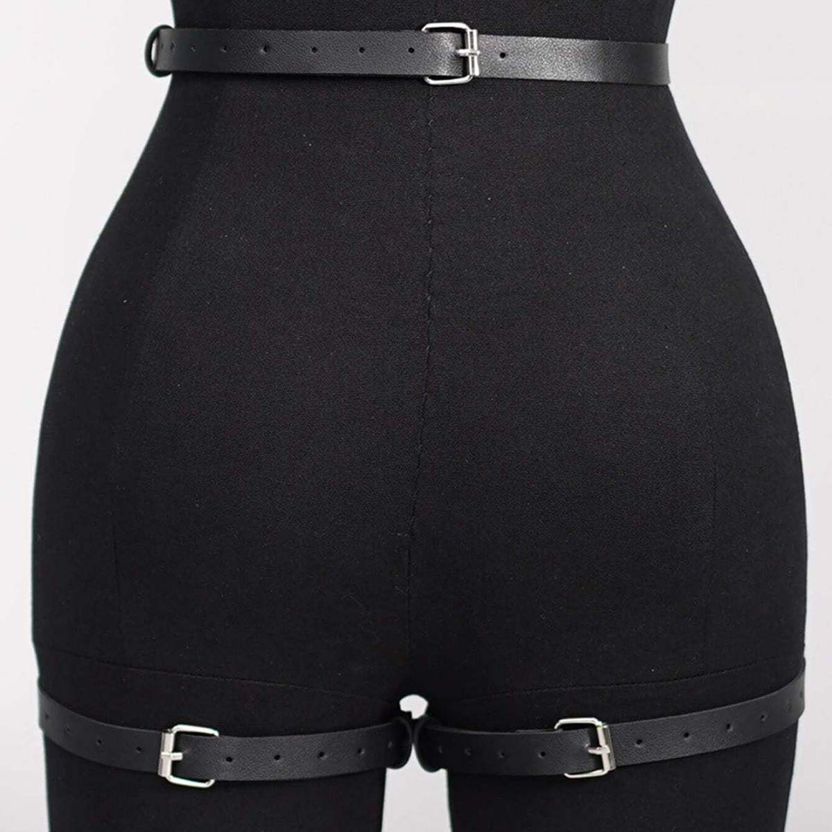 Sabuk Harness Kulit PU Punk Ot - Garter Belt Set ulasan dan harga